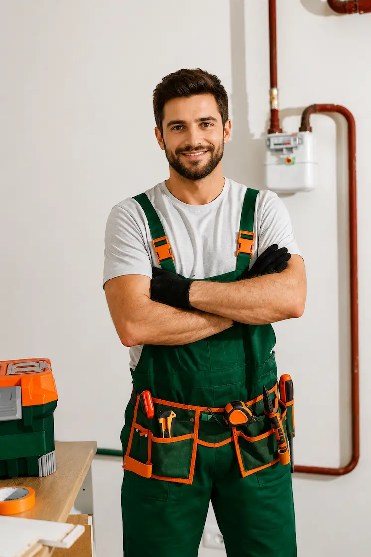 Tecnico Francesco Pronto Intervento al lavoro con attrezzatura professionale